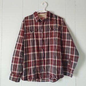 Wrangler Long Sleeve Plaid Shirt